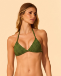 Top Floresta Triangulo-Macrame