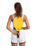Frescobol-Racket, Gul Med Sort Skaft - Raquete Basica Amarelo