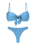 Set Shimmer-Baltic-Sea Bandeau-Knot Nice-Fio