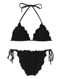 Set Dots-Black Frufru-Comfy