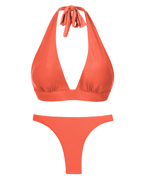 Set Light-Peach Halter-Cos Leblon-Fio