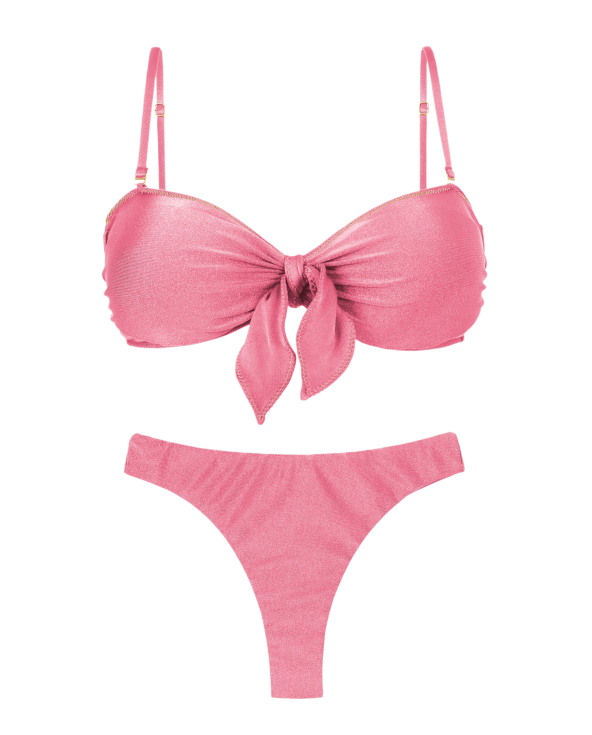 Set Shimmer-Confetti Bandeau-Knot Nice-Fio
