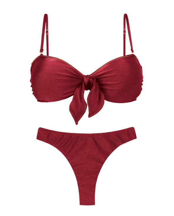 Set Shimmer-Divino Bandeau-Knot Nice-Fio