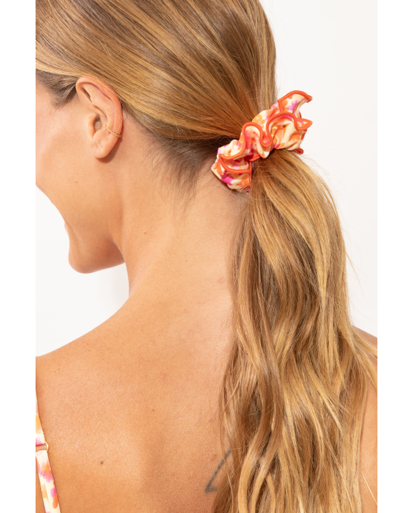 Ditsy-Butter Scrunchie