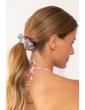 Ditsy-Sky Scrunchie