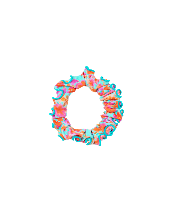 Ditsy-Sky Scrunchie
