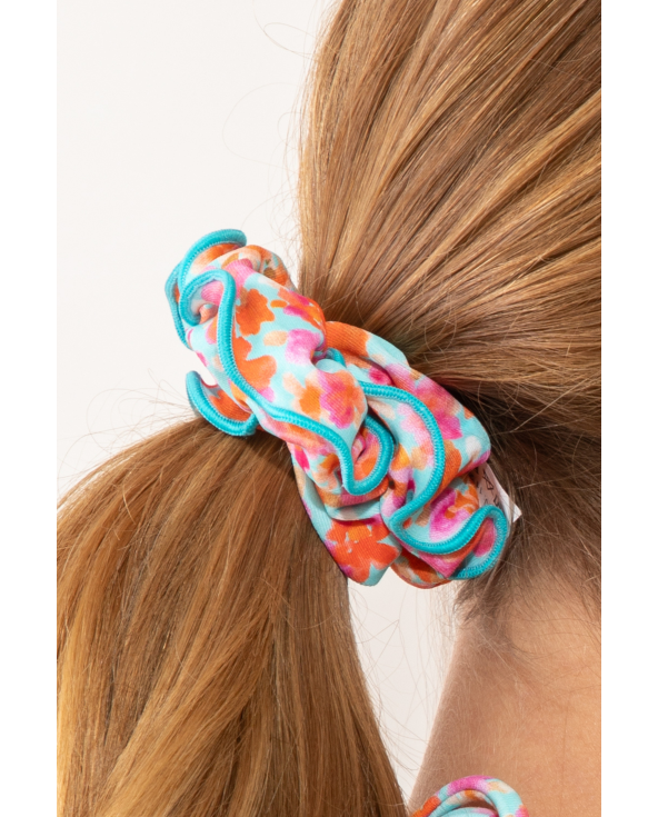 Ditsy-Sky Scrunchie