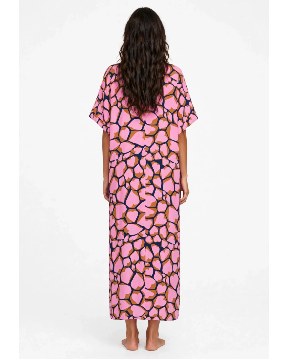 Amore-Pink Long Dress