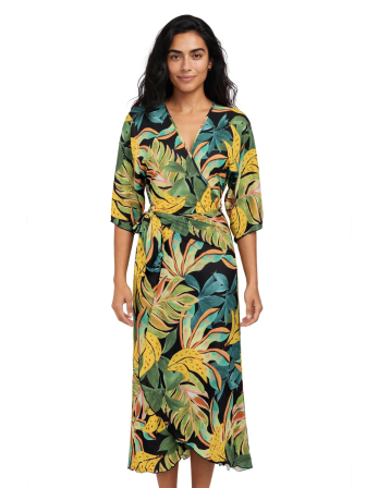 Longo Borboleta Tropicool Preto