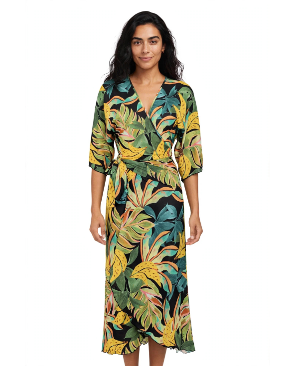 Longo Borboleta Tropicool Preto