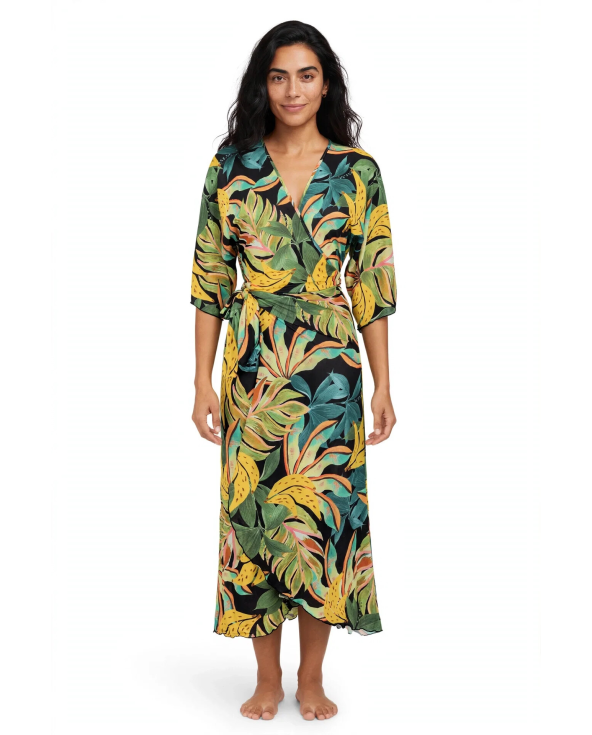 Longo Borboleta Tropicool Preto