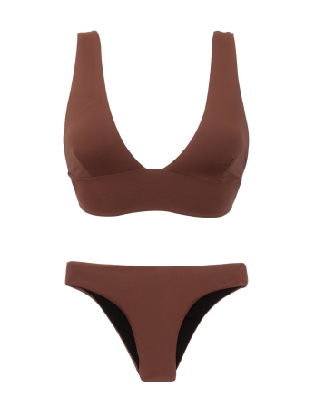 Multi Straps Bikini Marsala 2