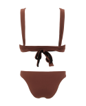 Multi Straps Bikini Marsala