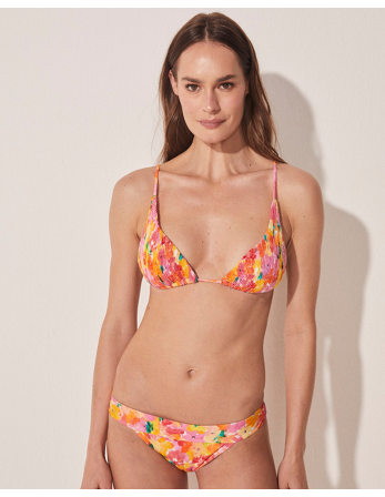 Bikini Cor Fixa Floral Pincelado