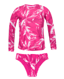 Set Pink-Palms Rash-Guard Mel